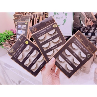 Lông mi chồn 3d 3pcs 3 fashion eyelashes