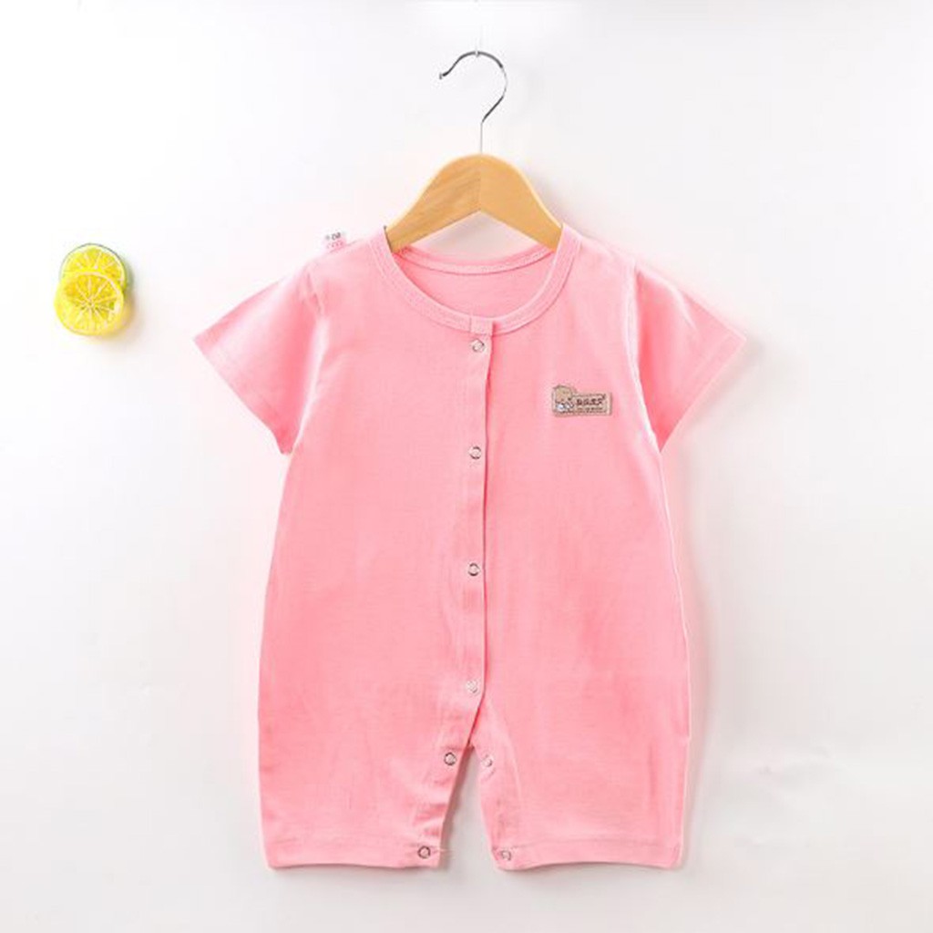 Body đùi cho bé trai gái sơ sinh bodysuit cho bé cộc tay xuất Hàn cotton cúc giữa từ 5-13kg - BDC04