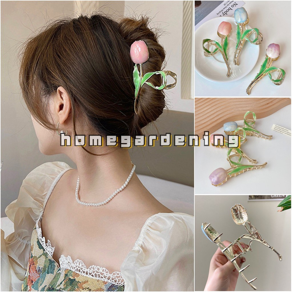 Kẹp TóC HìNh Hoa ĐíNh Kim Cương Giả ThờI Trang Cho Nữ