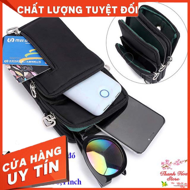 HÀNG CAO CẤP -  Túi đeo chéo nữ mini nhỏ xinh, cá tính, dễ thương nhiều ngăn đựng điện thoại, đi chơi, chống nước hiệu q