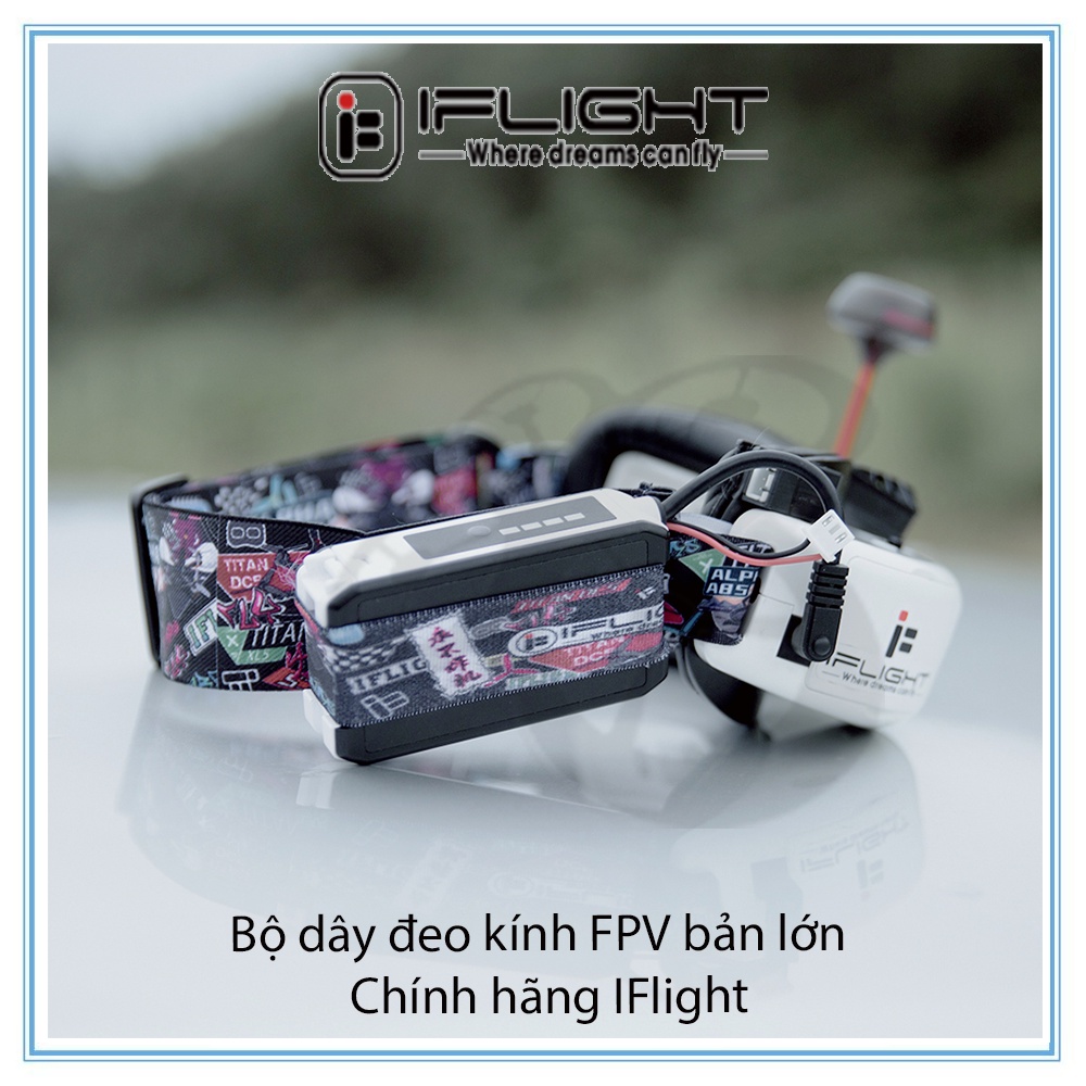 Bộ dây đeo kính FPV bản lớn | Chính hãng IFlight