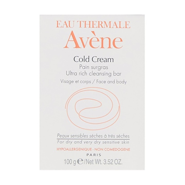 Thanh kem tắm Avène Cold Cream Cleansing Bar 100G