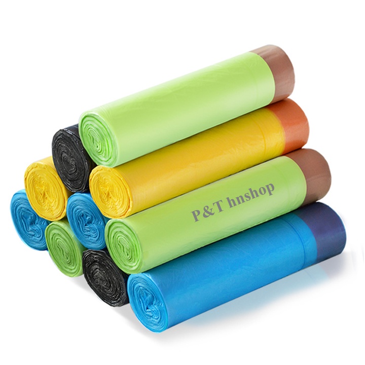 Túi Đựng Rác Có Dây Rút – Kích Thước 45x50Cm 15 Túi / Cuộn