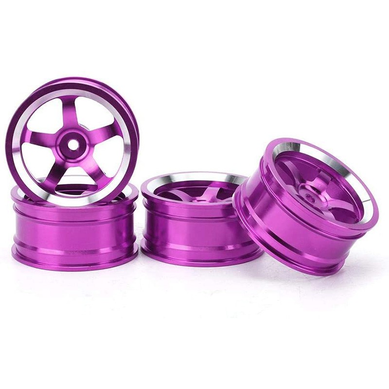 RC 4 Vành Bánh Xe Nhôm 52mm Cho Xe Điều Khiển Từ Xa Traxxas Hsp Tamiya Hpi Kyosho Redcat Tỉ Lệ 1 / 10