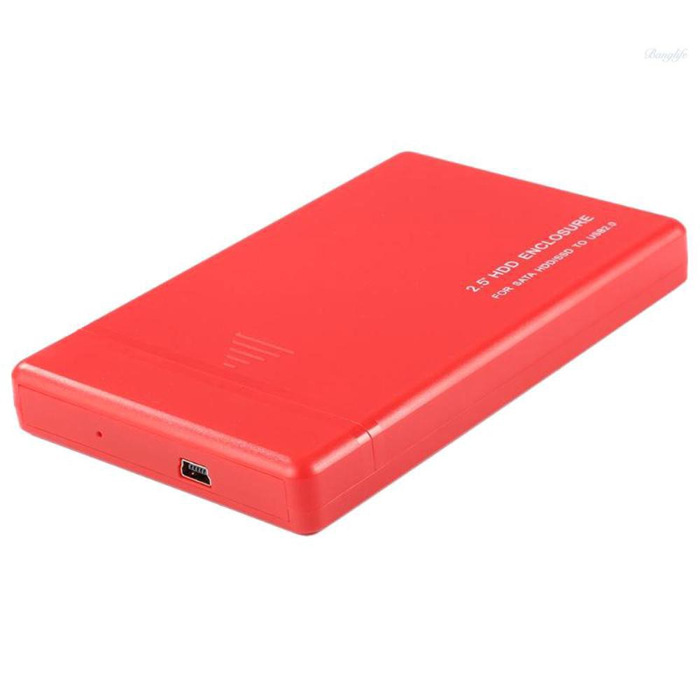Hộp Ổ Cứng Ngoài 2.5in Hdd 480mbps Cho Sata Hdd / Ssd Sang Usb2.0 | BigBuy360 - bigbuy360.vn