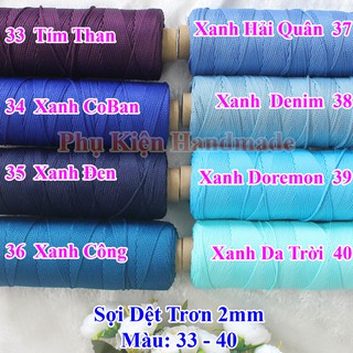 Sợi Dệt Trơn (Mã Màu: 01 - 20)