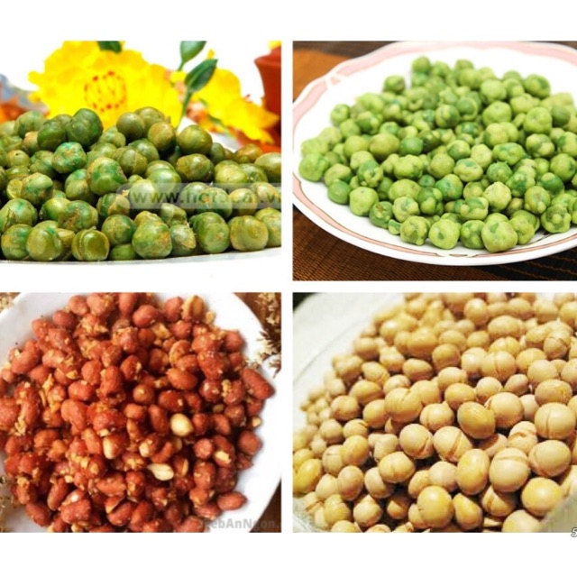 COMBO 5 HŨ: ĐẬU PHỘNG TỎI ỚT, ĐẬU PHỘNG DA CÁ, ĐẬU HÀ LAN TỎI ỚT, ĐẬU HÀ LAN MUỐI, ĐẬU NÀNH SẤY | BigBuy360 - bigbuy360.vn