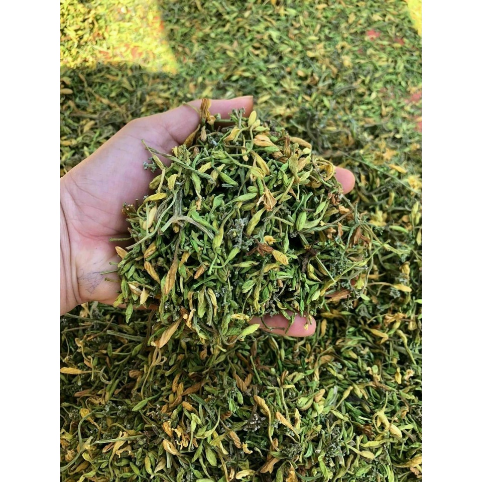 Hoa đu đủ đực khô nguyên chất sấy lạnh loại 1 gói 100gram