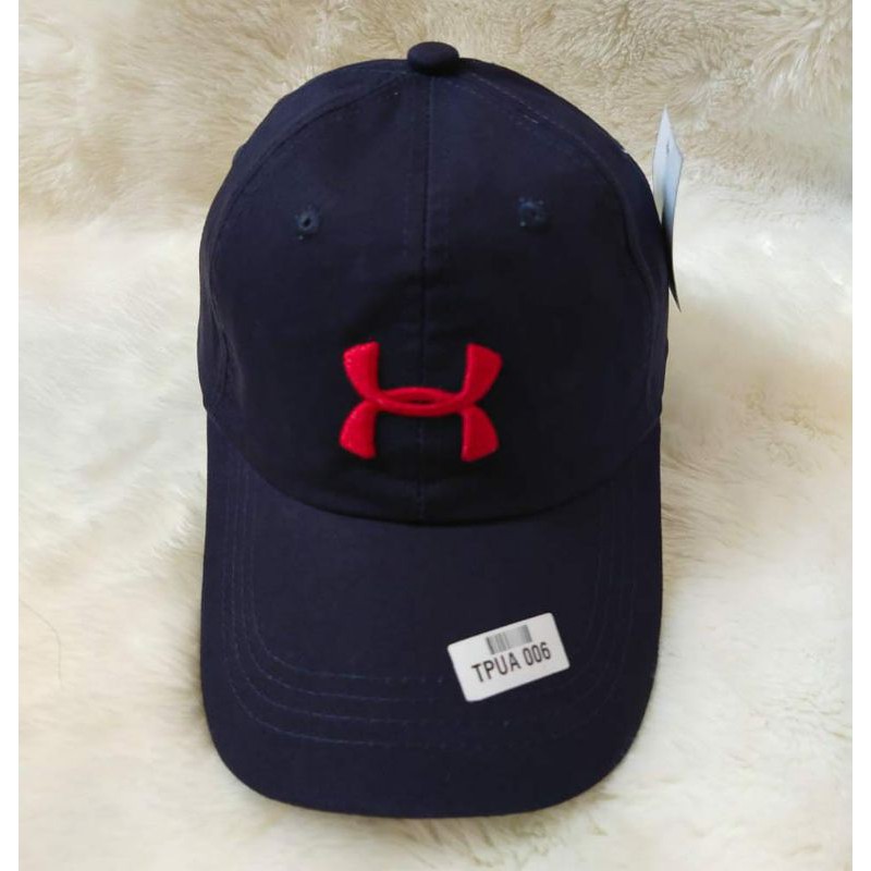 UNDER ARMOUR Mới Mũ Lưỡi Trai Thêu Logo Under Armor Cá Tính Cho Nam Và Nữ Đen