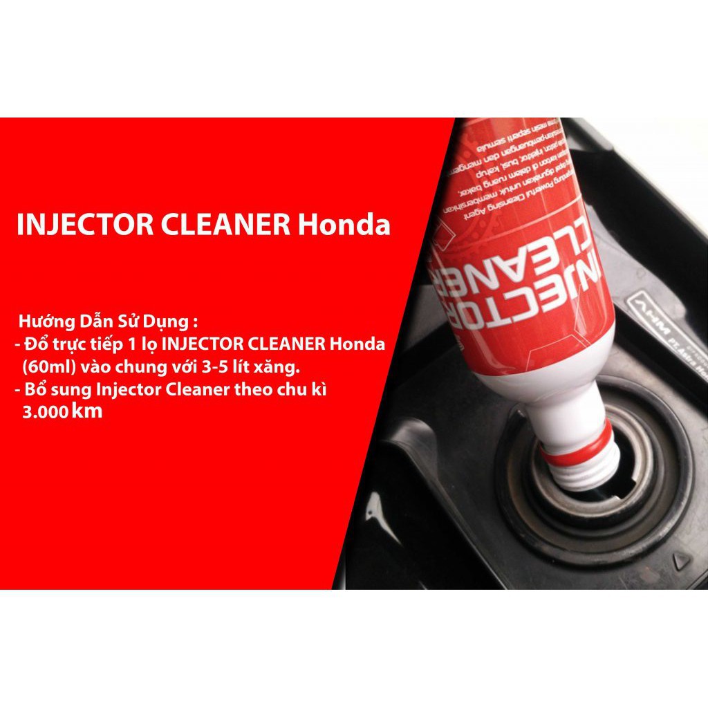 Vệ sinh buồng đốt, kim phun Injector Cleaner 60ml chính hãng