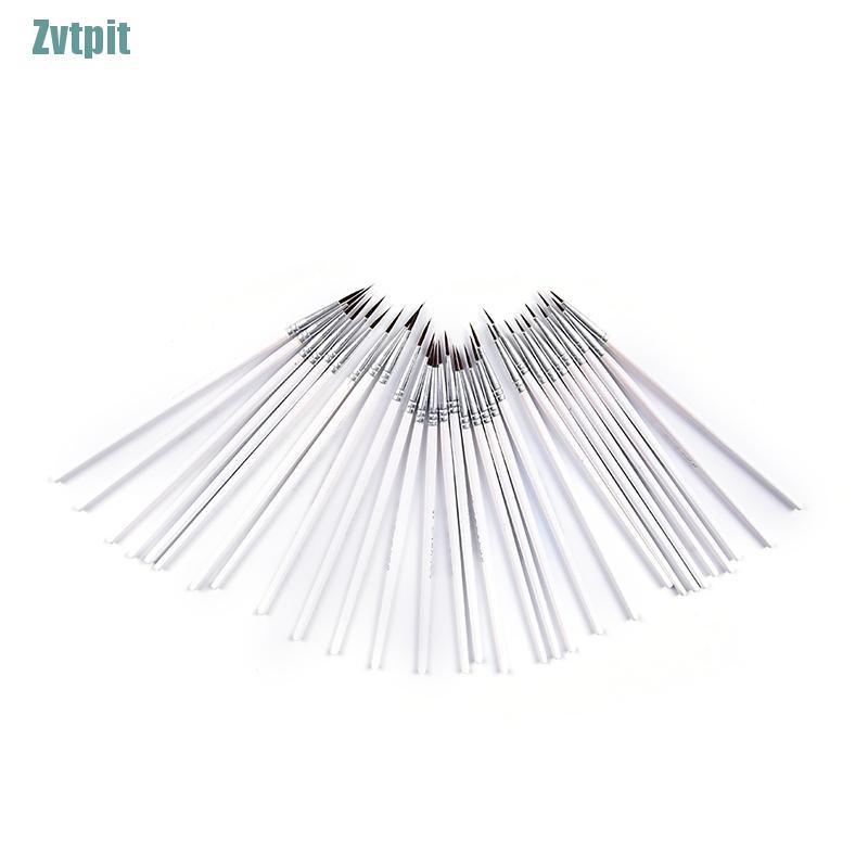 Set 10 cọ vẽ tranh màu trắng chuyên dụng chất lượng cao