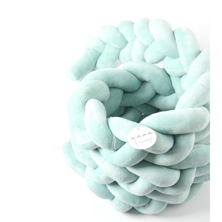 Gối Thắt Nút Mềm Mại Trang Trí Giường Cũi Em Bé