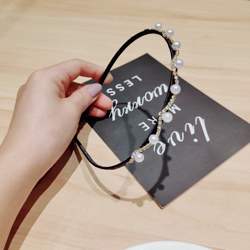 Cài tóc đính hạt ngọc trai giả thời trang Hàn Quốc phong cách tao nhã cho nữ