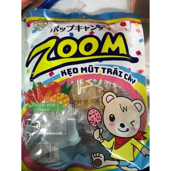 COMBO 2 GÓI KẸO MÚT TRÁI CÂY ZOOM AE 64G - Thương Hiệu Eikodo Nhật Bản