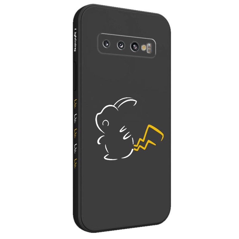 Ốp Điện Thoại Mềm Hình Tia Chớp Cho Samsung Galaxy S10 S10E Plus S9 Plus