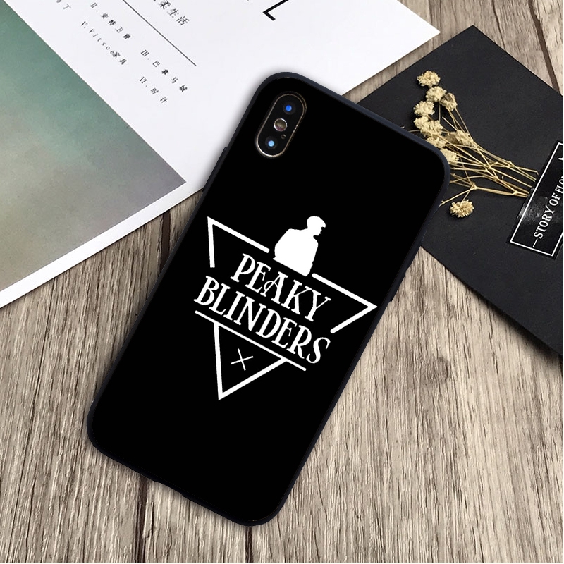 Ốp Điện Thoại Silicon Mềm Hình Peaky Blinders Cross Logo Cho Iphone X Xr Max 8 7 6s 6 8 Plus