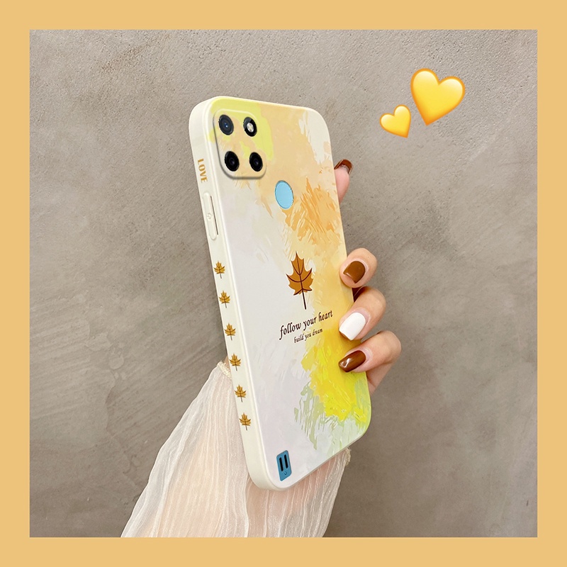 Ốp lưng Realme C21Y ốp lưng Realme C25Y Ốp Lưng Điện Thoại Silicon Mềm Chống Rơi Hình Tranh Sơn Dầu Đơn Giản Cho Realme C21Y Realme C25Y