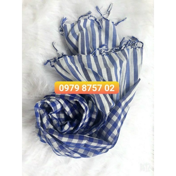 khăn rằn NAM BỘ XANH TRẮNG_ HÀNG ĐẸP LOẠI 1