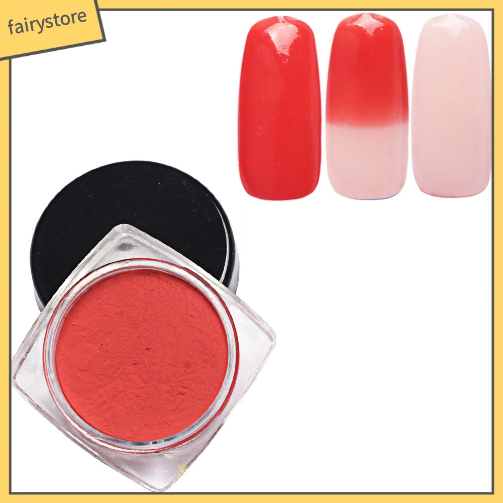 [Hàng mới về] Bột kim tuyến đổi màu theo nhiệt độ dùng để trang trí móng nghệ thuật