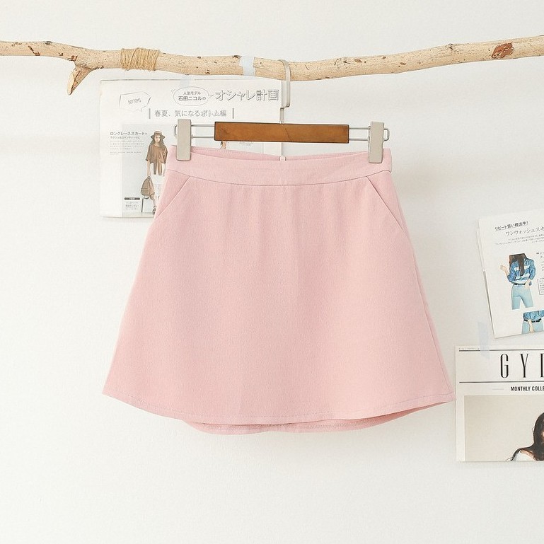 Chân Váy Basic MOMOCO Kiểu Dáng Chữ A Cạp Rời Thanh Lịch M1986