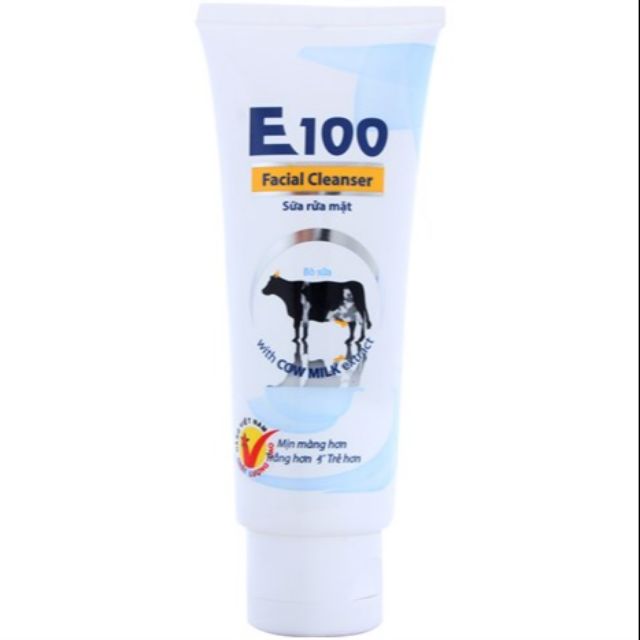 Sữa rửa mặt  E100 TINH CHẤT SỮA BÒ