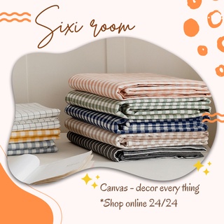  Khăn trải picnic CHƯA MAY VIỀN tiện lợi - Vải Canvas chụp ảnh - Khăn trải bàn Vintage 