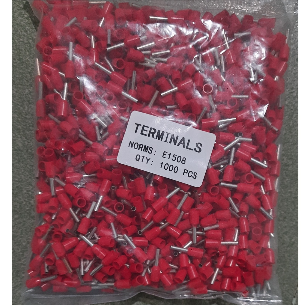 Cos pin rỗng, cos kim rỗng dùng cho dây điện từ 0.5mm2 - 16mm2 Túi 100 cái
