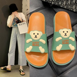 Dép nữ lucky bears - mặt gấu cực xinh