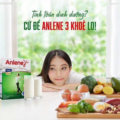 [ COMBO 2 Hộp] Sữa Bột Anlene GOLD Move Pro Hương Vani Hộp giấy 1.2KG , > 40 Tuổi