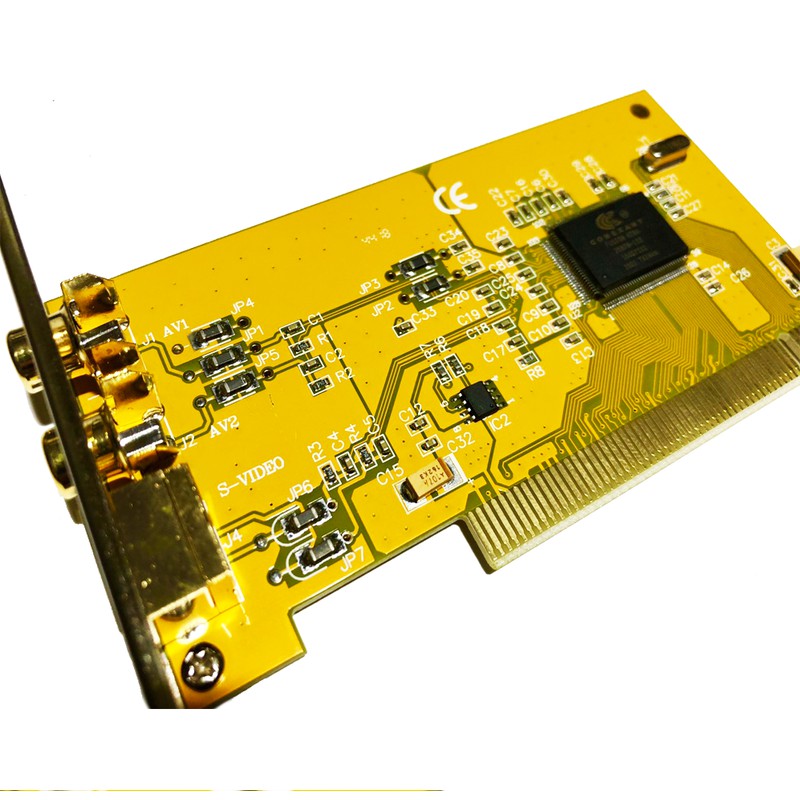 Card ghi hình AV, Svideo PCI 878A Vàng