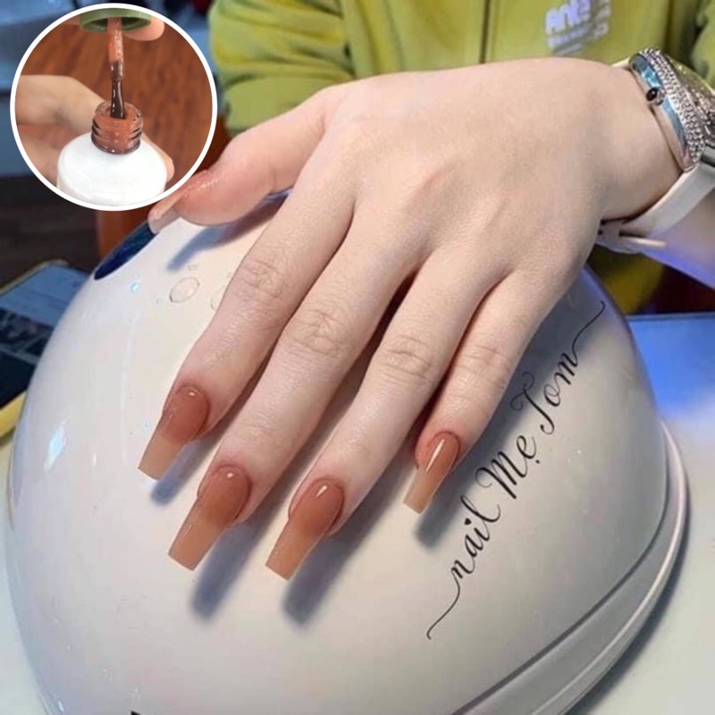 Sơn gel hot thạch cam đất - phụ kiện nail