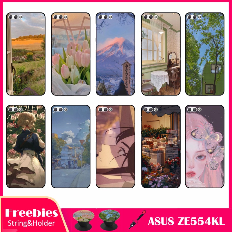 Ốp Điện Thoại Có Dây Đeo Đệm Khí Cho ASUS Z01KD/ASUS ZenFone 4(2017) ZE554KL 5.5