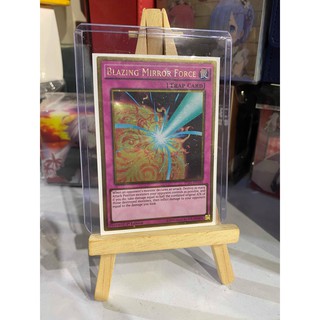Lá bài thẻ bài Yugioh Blazing Mirror Force – Gold Rare - Tặng bọc bài nhựa bảo quản