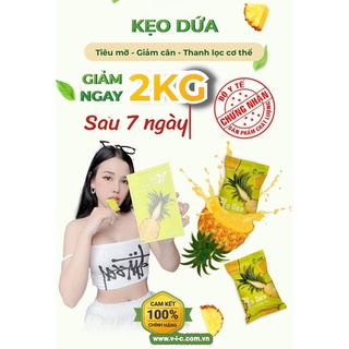 VIÊN KẸO DỨA GIẢM CÂN Kiểm Soát Cân Nặng