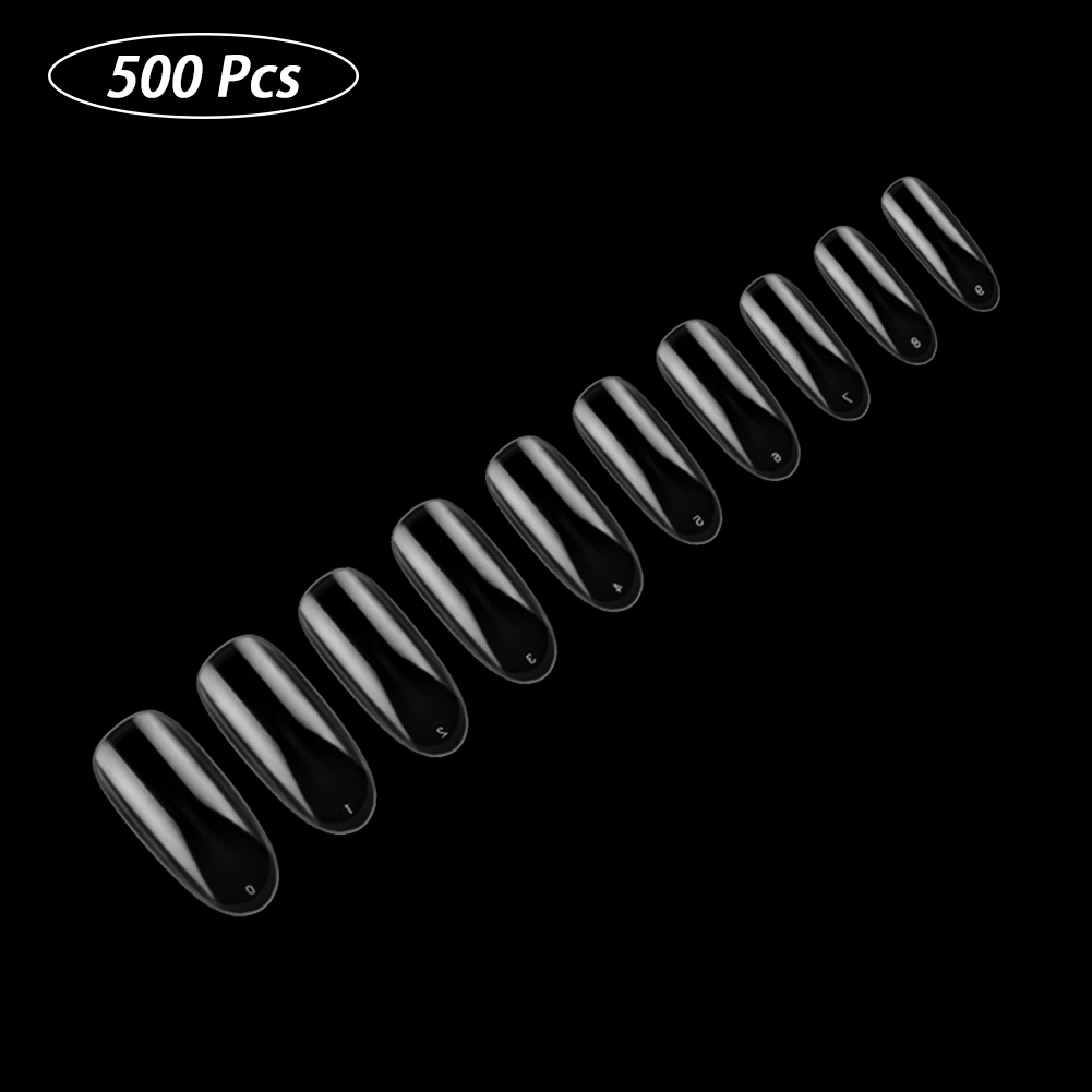 [Hàng mới về] Set 500 móng tay giả cao cấp trang trí móng