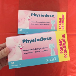 Muối sinh lý tép hồng Physiodose