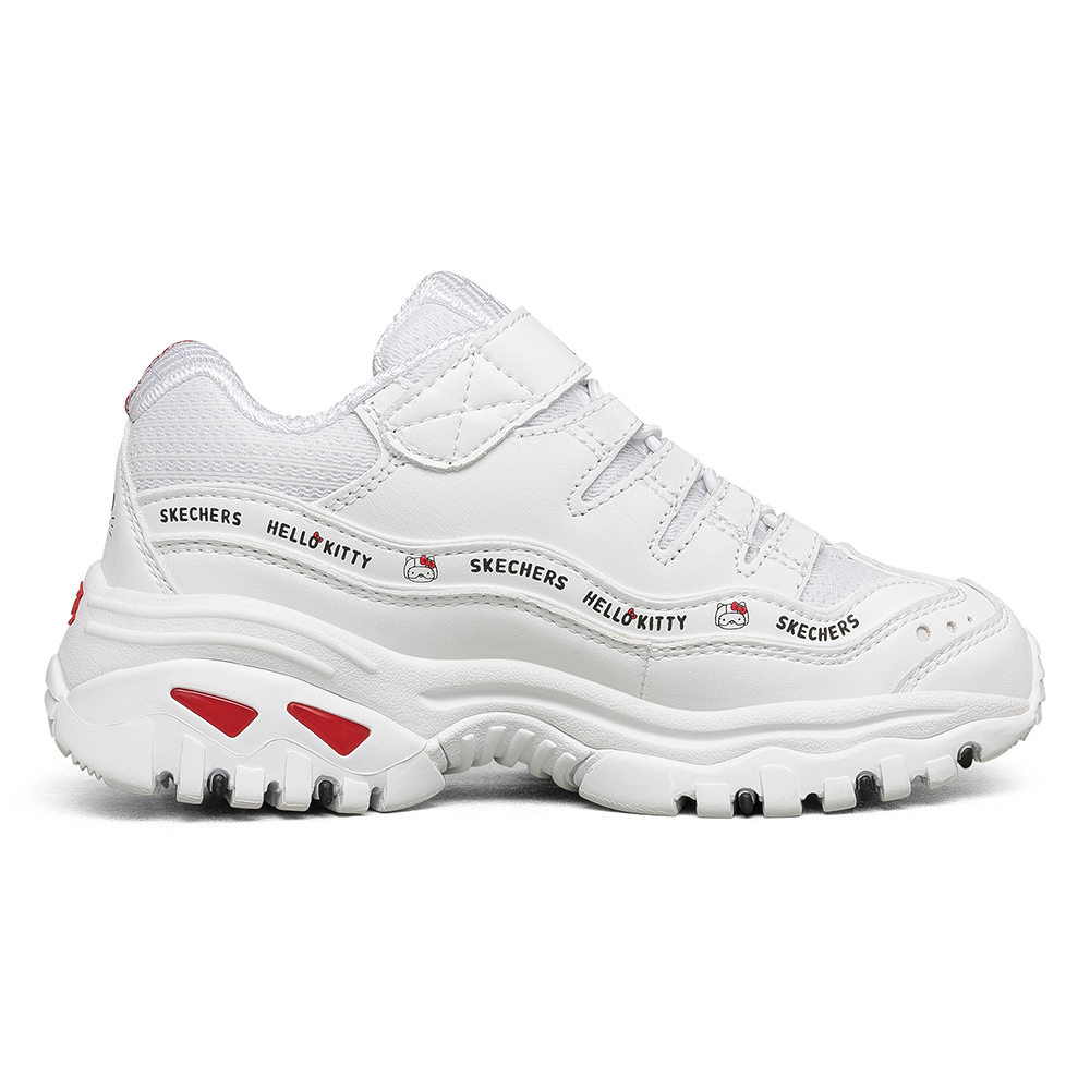 Skechers Giày Thể Thao Bé Gái Energy - 664185L-WHT