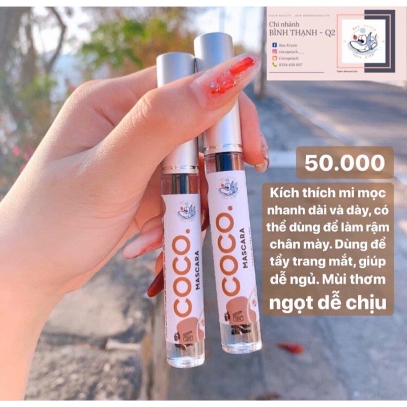GELMICOCO - Dầu Dừa x Nha Đam dưỡng mi & chân mày BauKrysie🎁card + thiệp | BigBuy360 - bigbuy360.vn