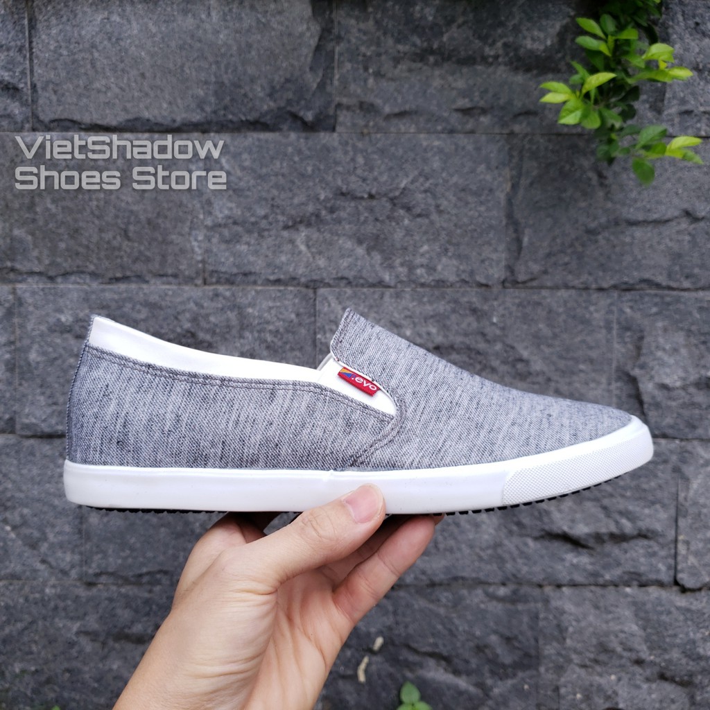 Slip on nam - Giày lười vải nam LEYO - Vải thô dệt sợi 2 màu - Mã SP A6133, A1513 | BigBuy360 - bigbuy360.vn