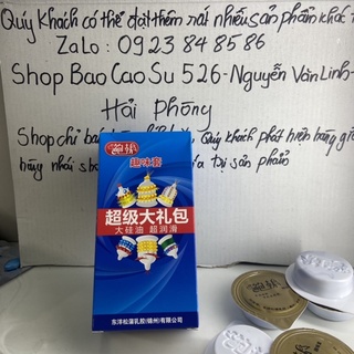 Bao cao su gai râu bị kết hợp hộp 6 chiếc nội địa Trung Quốc