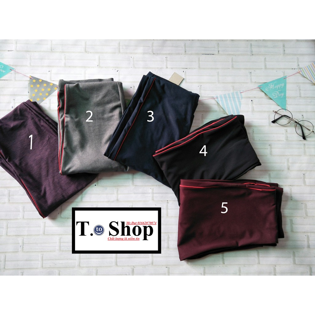 Quần thun nữ - legging (Ôm body, viền sọc  5 MÀU)