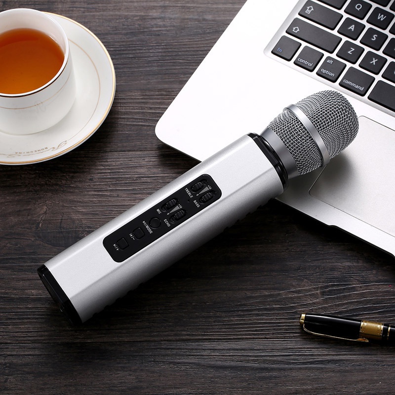 Micrô không dây K6 hỗ trợ kết nối Bluetooth dành cho điện thoại