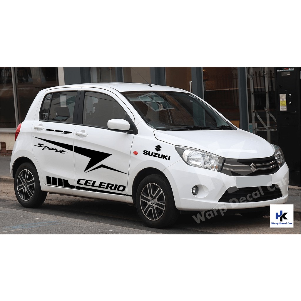 Tem xe Celerio -phong cách thể thao - decal Celerio