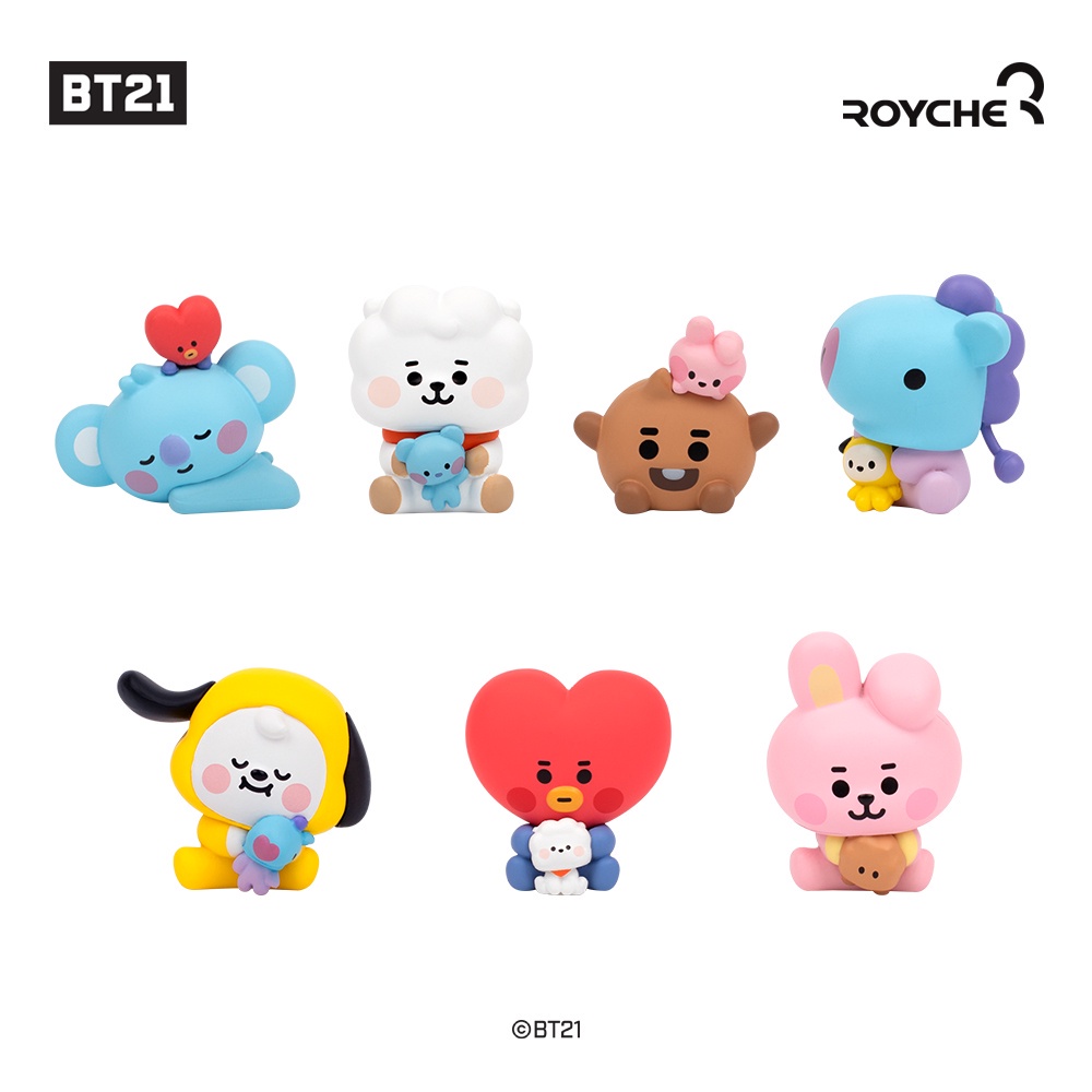BT21 Little Buddy Baby Nhân vật Màn hình Monitor Figure BTS