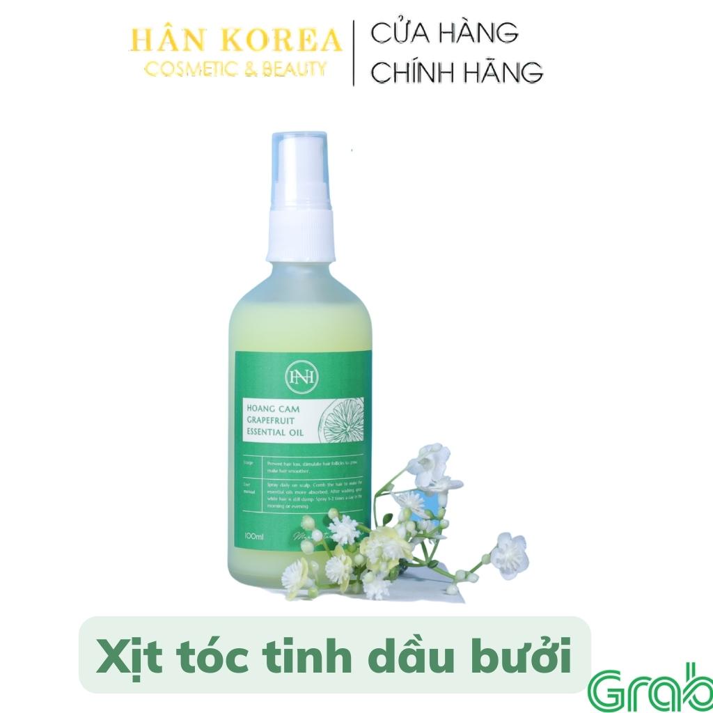 Xịt tóc tinh dầu bưởi Hoàng Cầm 100ml, ngăn rụng tóc, hỗ trợ thúc đẩy quá trình  mọc tóc, dưỡng tóc chắc khỏe HÂN KOREA