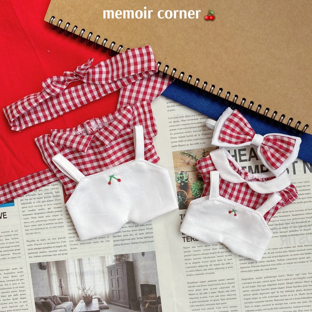 Outfit Doll 15cm & 20cm - Tủ đồ "Nước ép táo cherry" / part 3