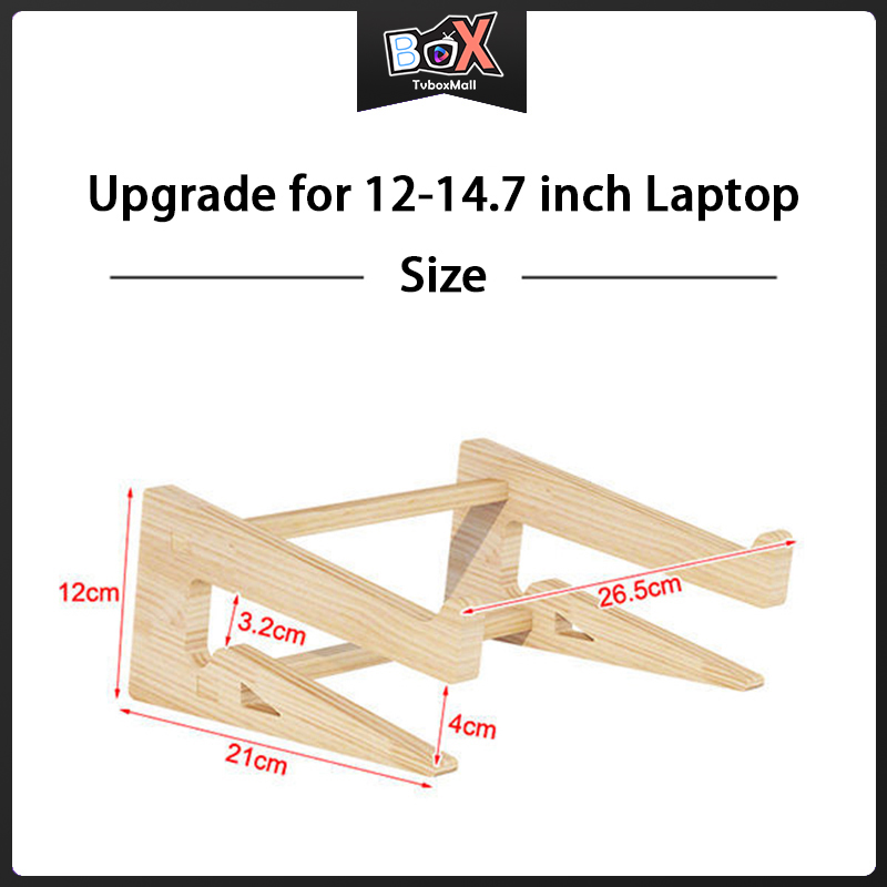 Giá Đỡ Máy Tính Bảng 15-17.6inch Bằng Gỗ 2 Trong 1