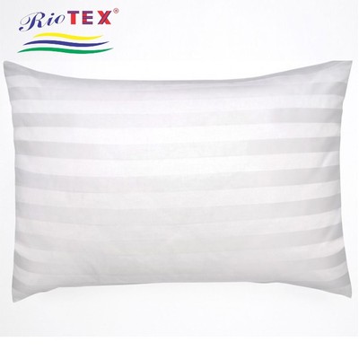 Vỏ gối RIOTEX vải Cotton Trắng Sọc 3cm S0 T200
