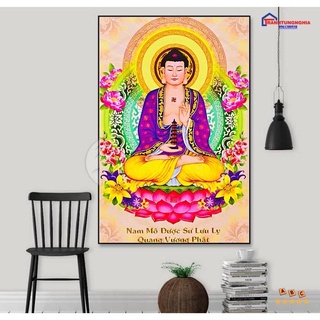 Tranh đính đá phật dược sư DF386 (50cm x 70cm)