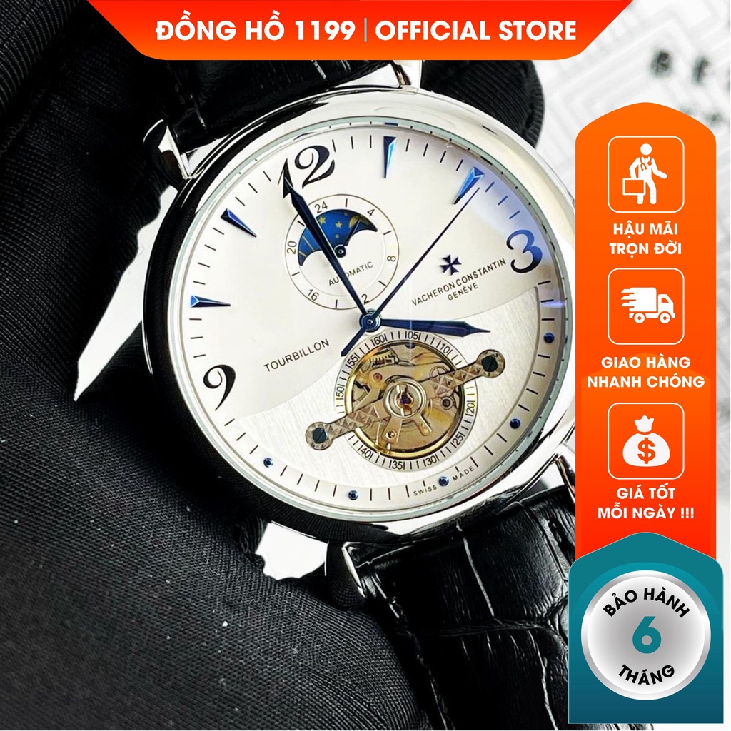 [QUÀ TẶNG]  Đồng hồ cơ - Đồng Hồ Dây Da Nam Chống Nước Chống Xước Máy Chuẩn Chất Liệu Cao Cấp 43.17.33.ML - 1199 Watches | BigBuy360 - bigbuy360.vn